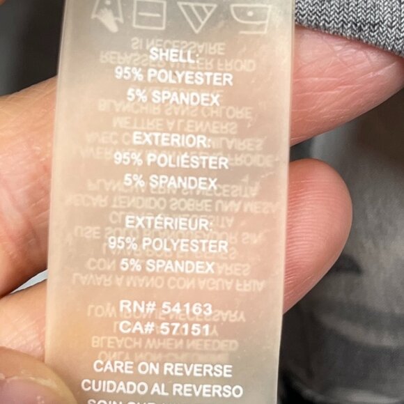 Karl Lagerfeld Paris Blouse Top Womens Size Large 3/4 Sleeve Floral Pleated Bow - Picture 7 of 9